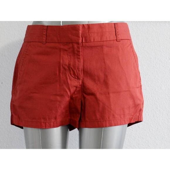 J. Crew Broken In Chino Shorts Coral Size 2 - Picture 3 of 7